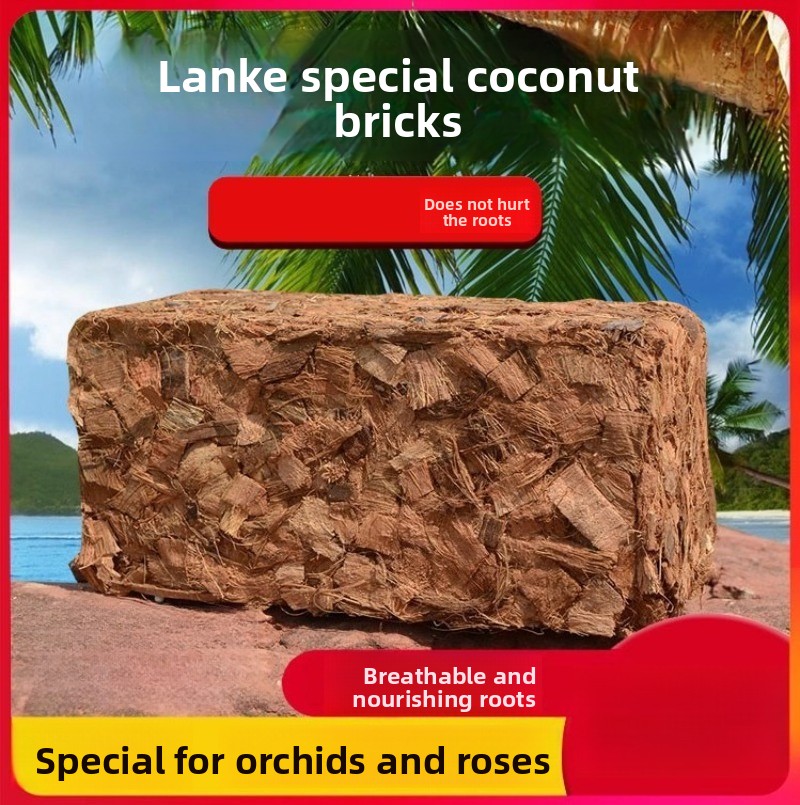 Sphagnum Moss Dry - Coconut Coir Brick with Organic Fertilizer