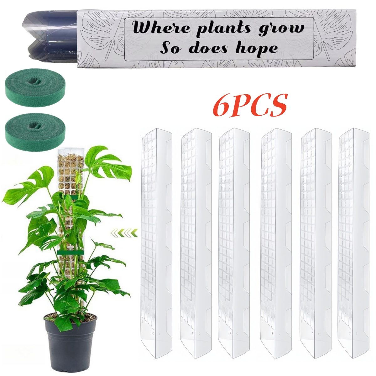 Moss Pole Plastic Plant Stand  - огляд і ціна Sphagnum Moss Dry